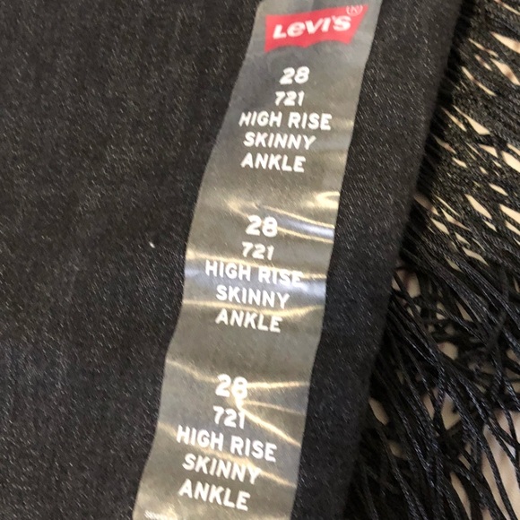 Levi’s 721 High Rise Skinny Ankle Jeans NWT - Picture 8 of 8